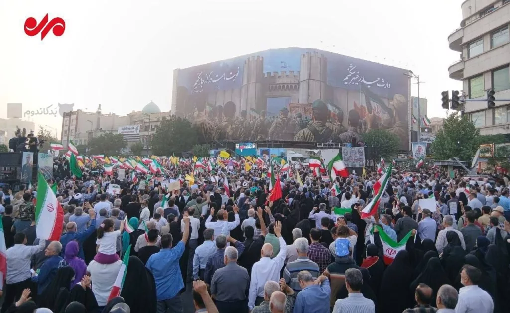 Тем временем в Тегеране началось... празднование победы в войне с Израилем