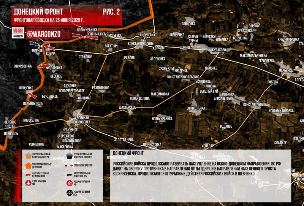 Варгонзо: Фронтовая сводка на утро 25.06.2025