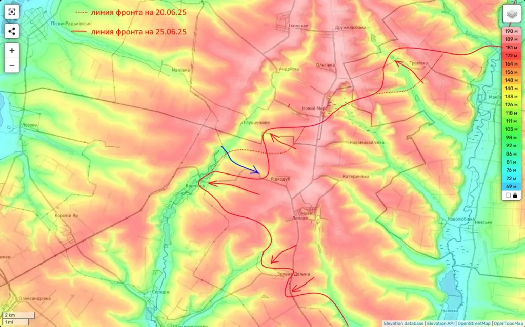 Юрий Подоляка — Северо-Лиманское направление на 25.06.25: встречное сражение под Редкодубом