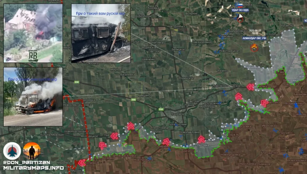 Покровское направление: нарастающее давление на противника и возможность прорыва к Покровску (Красноармейску)