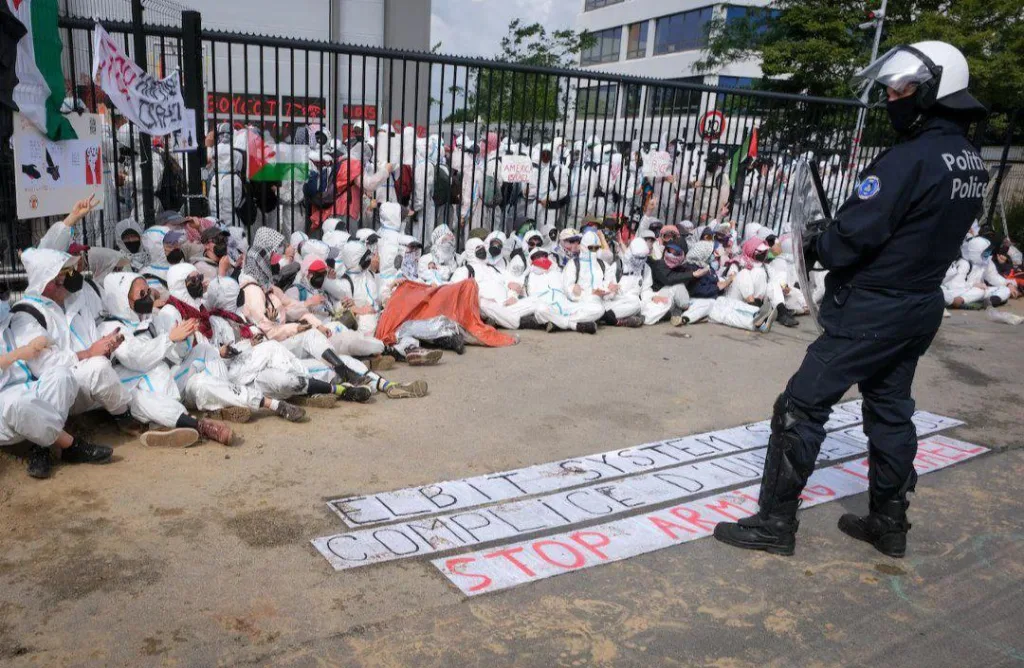 Бельгийский перформанс: когда кричишь "за Палестину", но получается... за Россию