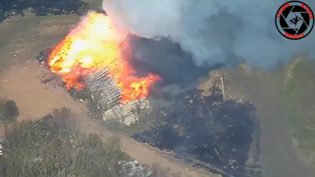 Был склад боеприпасов и нет его