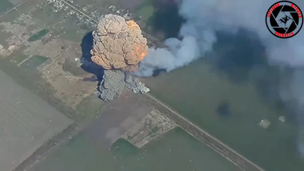 Был склад боеприпасов и нет его