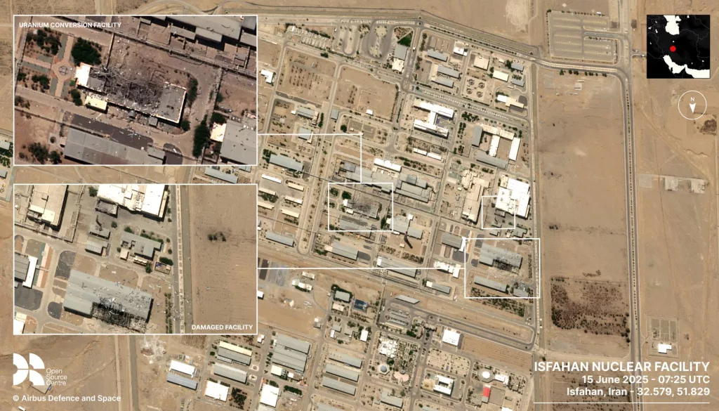 Open Source Center опубликовал спутниковые снимки попавших под удары израильской авиации иранских объектов, некоторые снимки уже публиковались на канале ранее