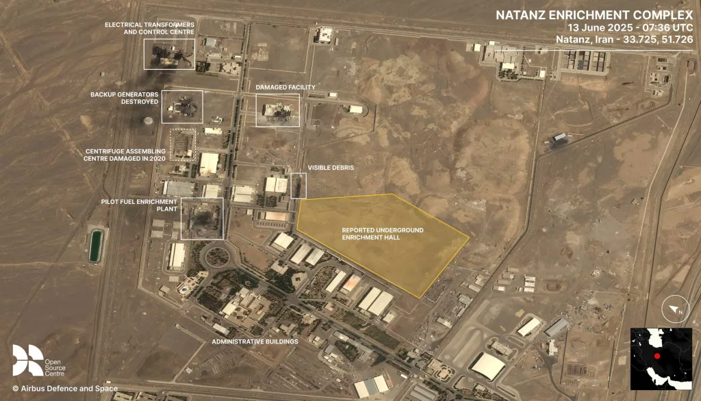 Open Source Center опубликовал спутниковые снимки попавших под удары израильской авиации иранских объектов, некоторые снимки уже публиковались на канале ранее