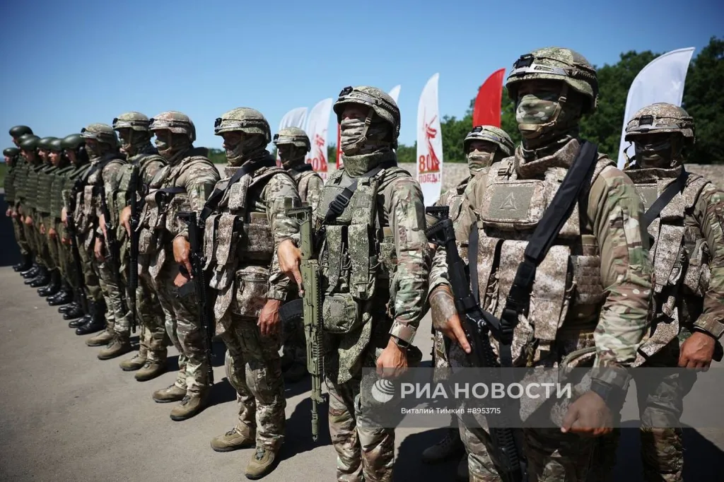 Церемония открытия общевойскового полигона Южного военного округа в Краснодарском крае