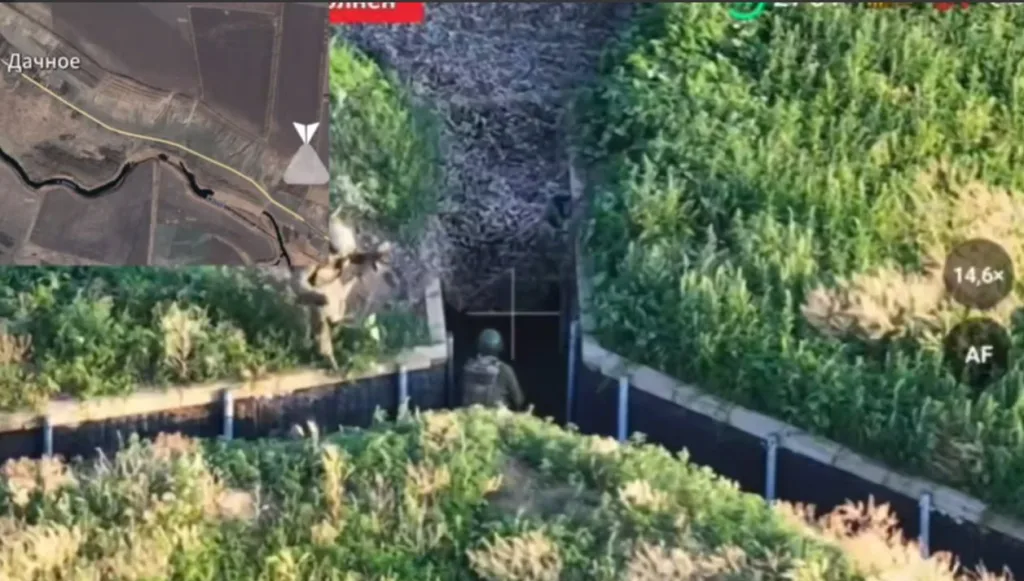 Детальное изучение штурма Дачного оставляет двоякое впечатление. С одной стороны хорошо заметно, что ВСУ пытались цепляться за окрестности и дороги, с другой стороны — практически нетронутые окопы и блиндажи