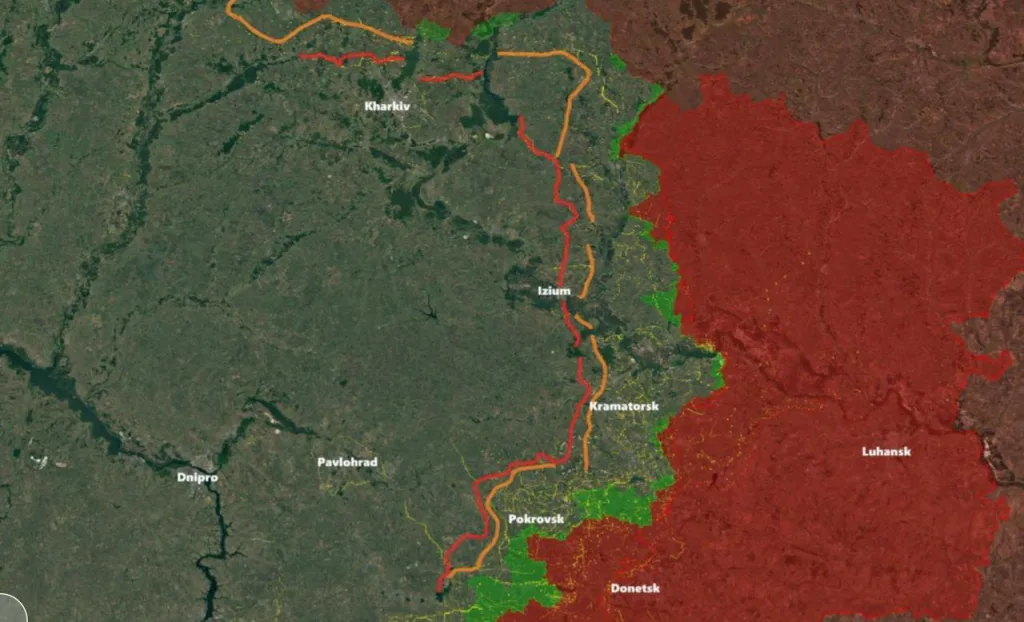 Зарубежные аналитики всё чаще указывают на то, что ВСУ втайне готовятся не просто к отходу с отдельных участков фронта, а к организованному оставлению всей дуги вокруг ДНР, включая Славянск, Краматорск, Константиновку, Покровск и сопредельные районы Харьковской области