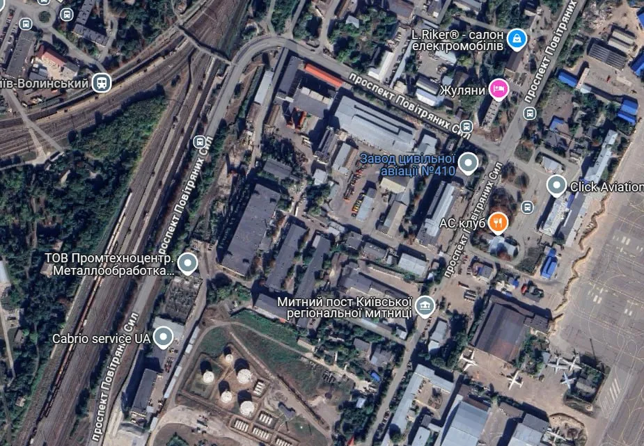 По каким объектам прилетело в Киеве, согласно картам пожаров NASA FIRMS
