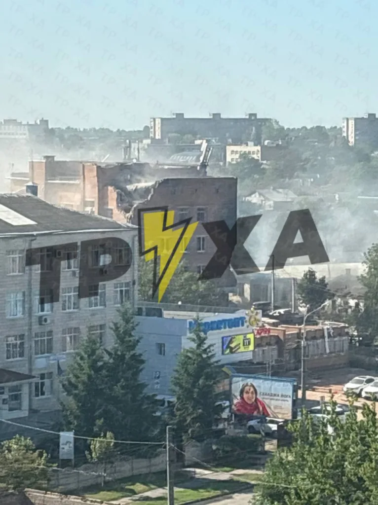 Удар «Гераней» по зданию областного ТЦК в Полтаве