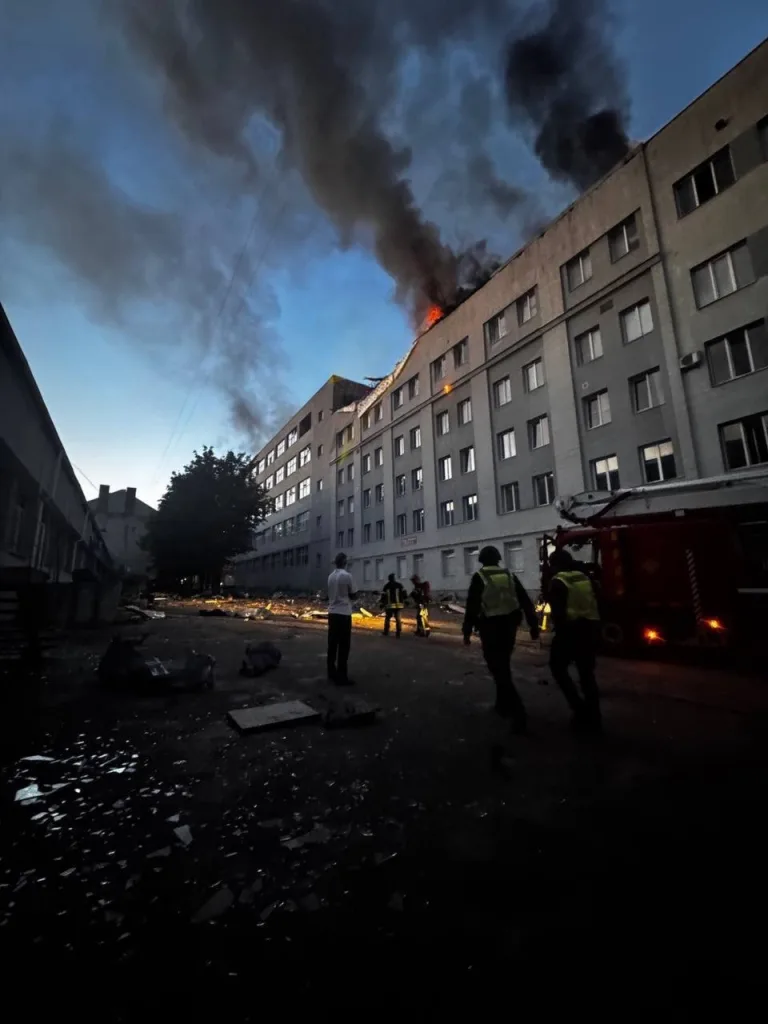 Одной из целей во Львове был завод "Электрон"