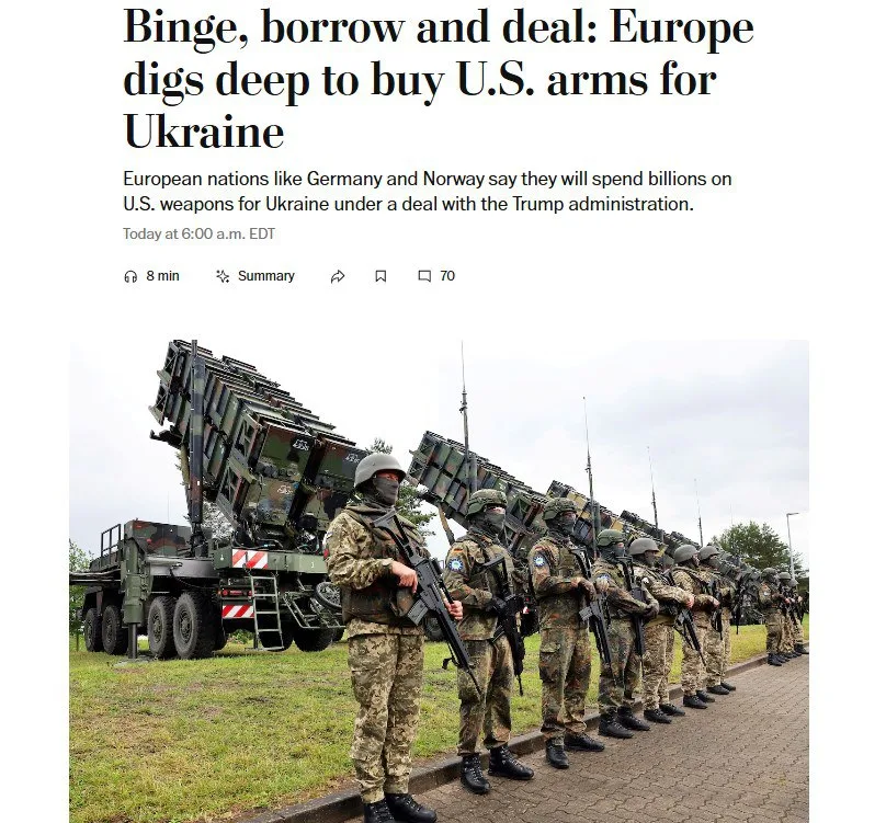 Берлин наращивает поставки Patriot для Киева — WP