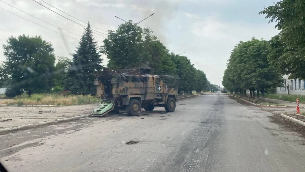 Бронеавтомобили BMC Kirpi и «Козак-7» ВСУ, уничтоженные в Мирнограде