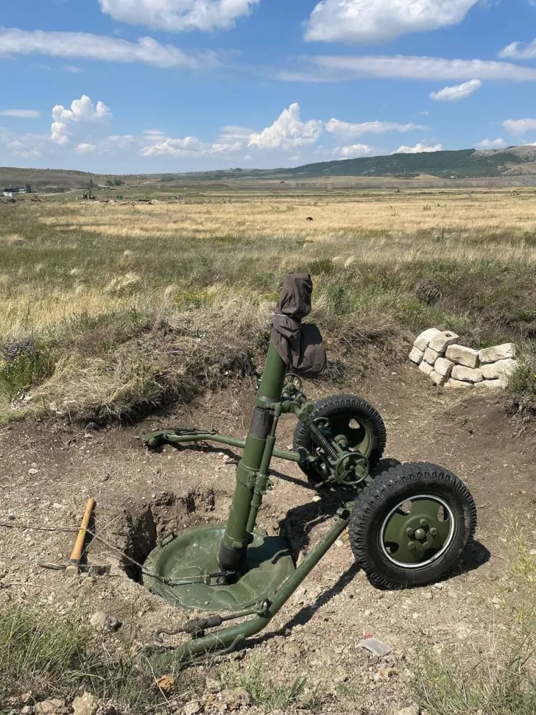 Очередное фото северокорейского 140-мм миномета на вооружении ВС РФ в зоне СВО