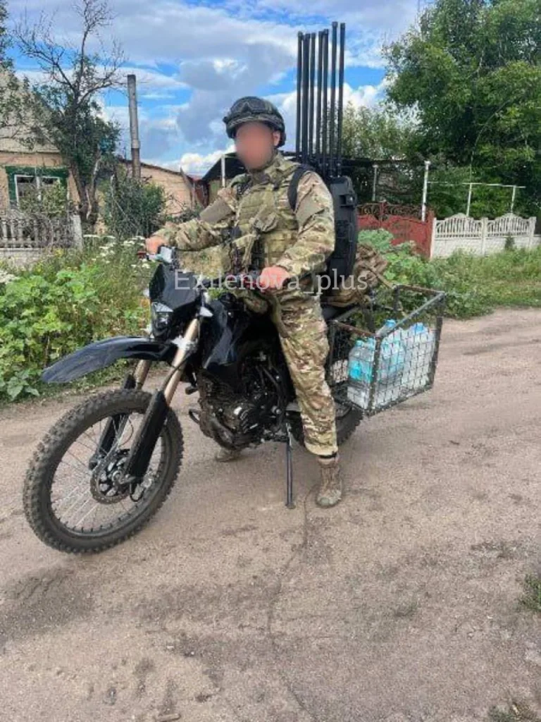 Еще один логистический мотоцикл ВС РФ в зоне СВО