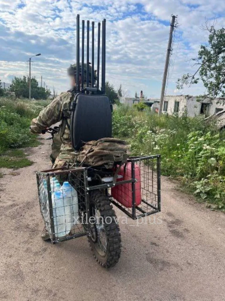 Еще один логистический мотоцикл ВС РФ в зоне СВО