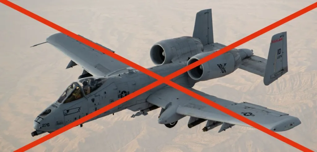 А-10 – таки всё? ВВС США хотят избавиться от оставшихся самолетов A-10 Warthog в 2026-м финансовом году, а не постепенно выводить их из эксплуатации, как планировалось ранее