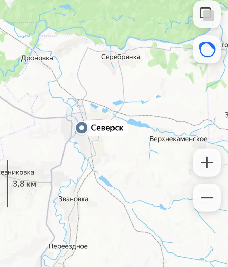 Поступают оперативные сведения, что наши войска вышли к городской черте Северска. Продвижение наших сил фиксируется от Верхнекаменского вдоль железной дороги к устью реки Плотка