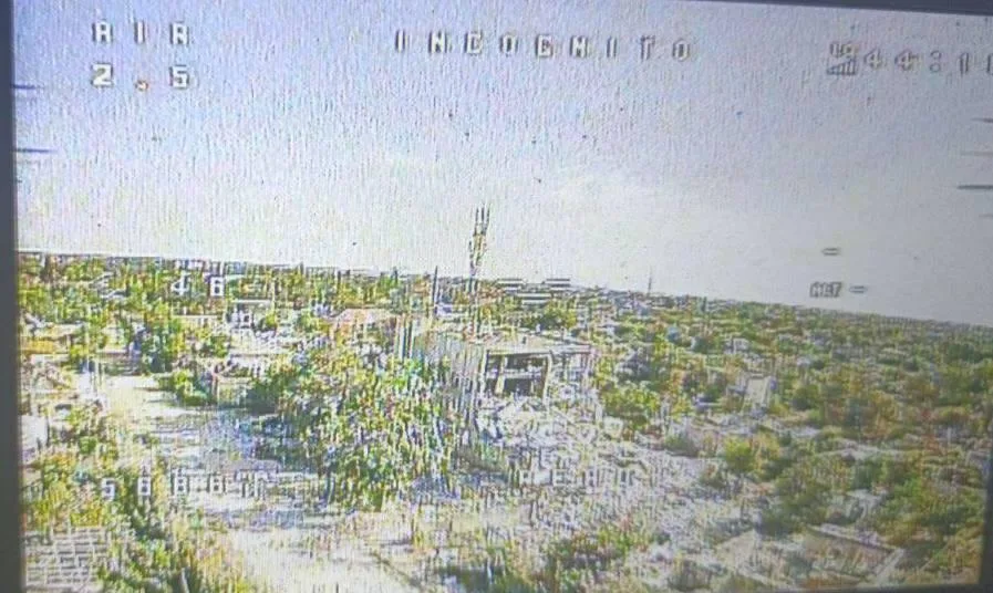Кадры разрушенного боевиками Зеленского жилого дома в Херсонской области
