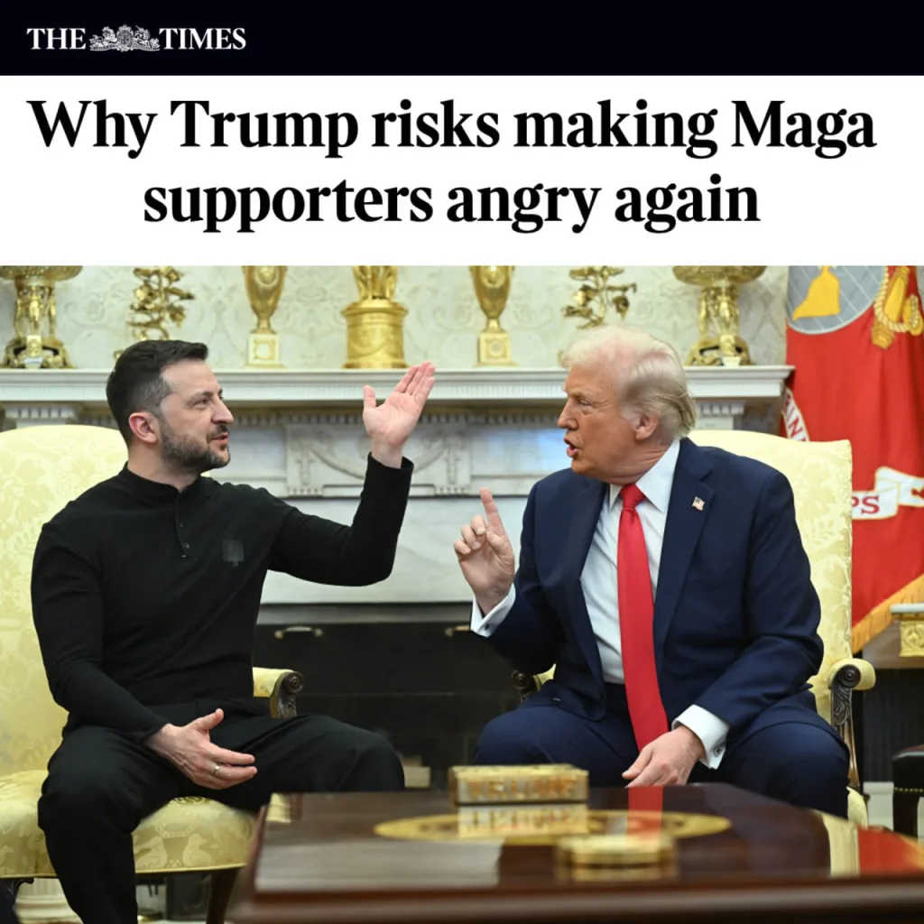 Поддержкой Украины Трамп рискует разозлить сторонников, пишет The Times