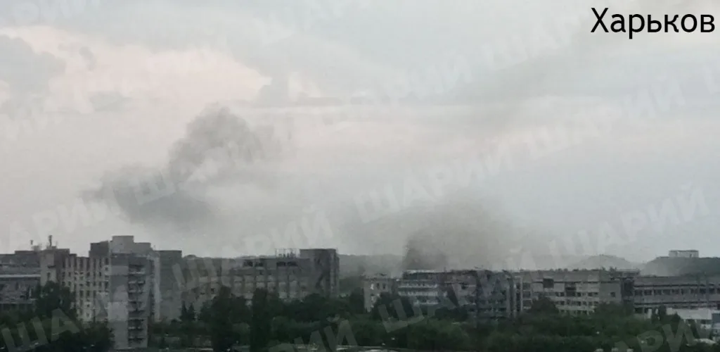 Кадры прилетов по объектам в западной части Украины