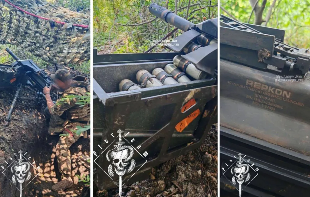 Турецкий автоматический гранатомёт RDS40-AGL, затрофеенный русскими бойцами в зоне СВО. Еще один "подгон" Киеву от "надежного партнера" Эрдогана