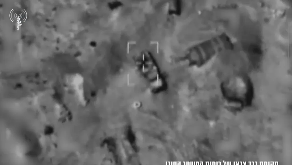 Удары израильских БПЛА по технике «Сил общественной безопасности» Сирии в районе конфликта с друзской общиной в провинции Эс-Сувайда