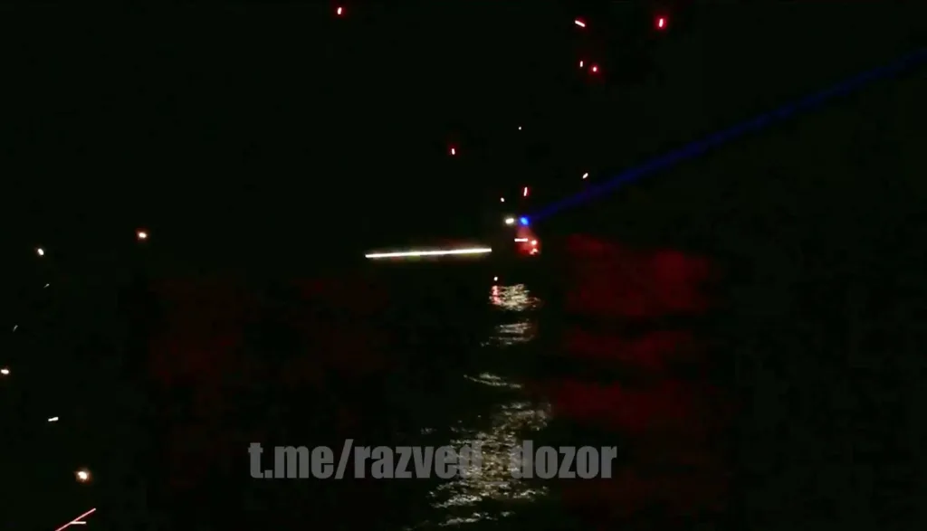 Кадры ночной тренировки по отражению атаки БЭК условного противника на Балтийском флоте