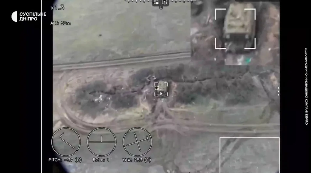 Репортаж об украинском Х-образном дроне-камикадзе «Булава», работающем в связке с разведывательным БПЛА «Лелека-100»