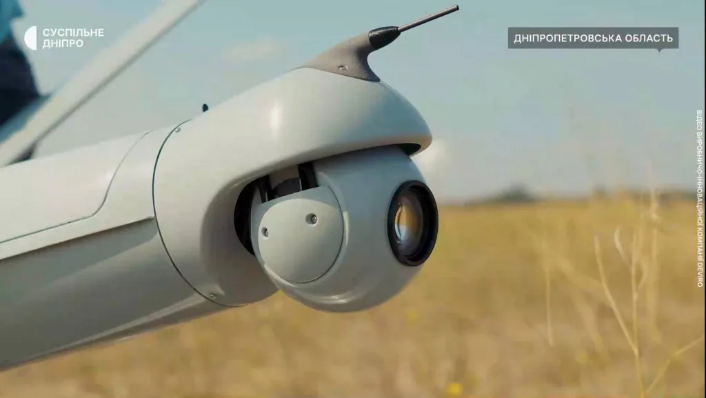 Репортаж об украинском Х-образном дроне-камикадзе «Булава», работающем в связке с разведывательным БПЛА «Лелека-100»