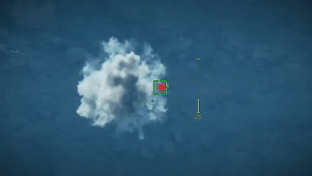 Кадры испытаний запуска ракеты APKWS c тяжелого коптера Malloy TRV-150, опубликованные BAE Systems