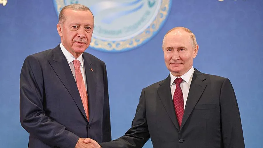 Путин поговорил с Эрдоганом