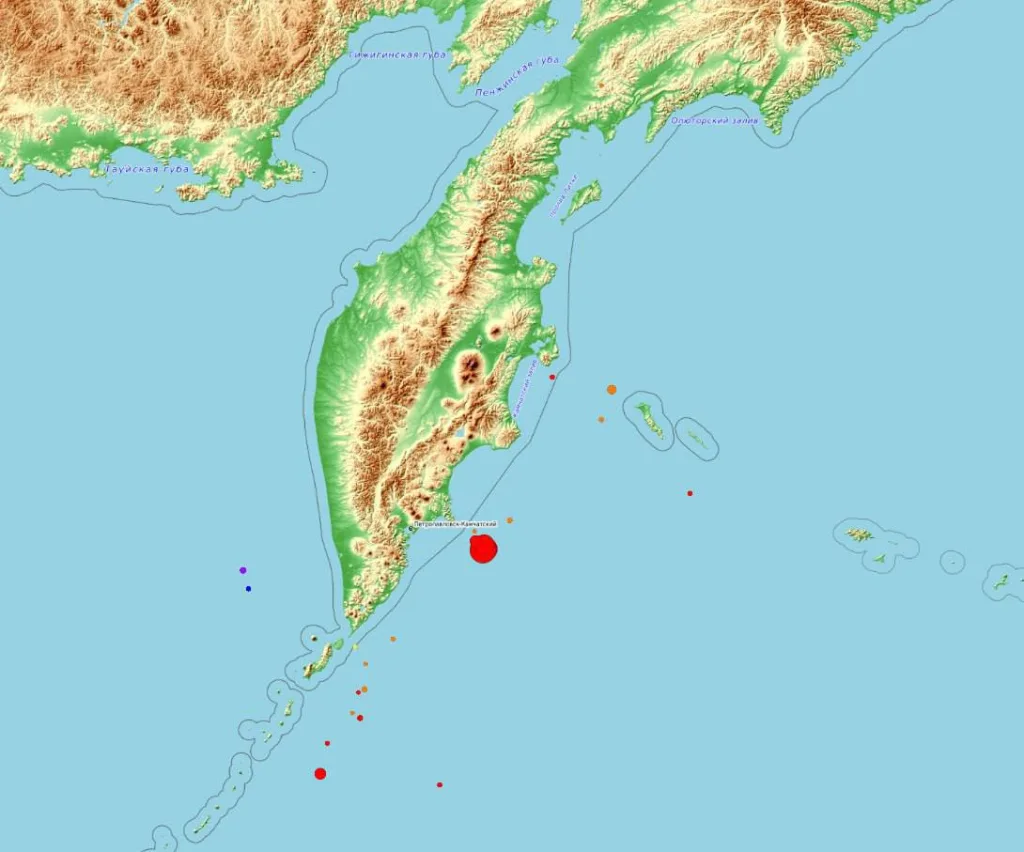 Камчатка под ударом: серия мощных землетрясений и угроза цунами