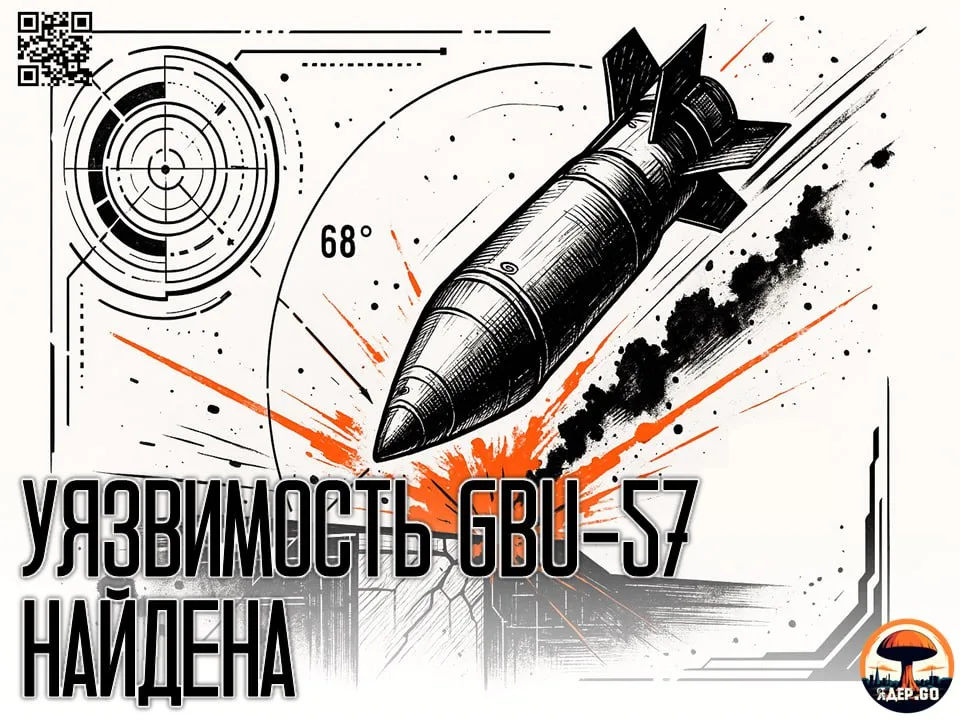 Китай нашел уязвимость в американской бомбе GBU-57