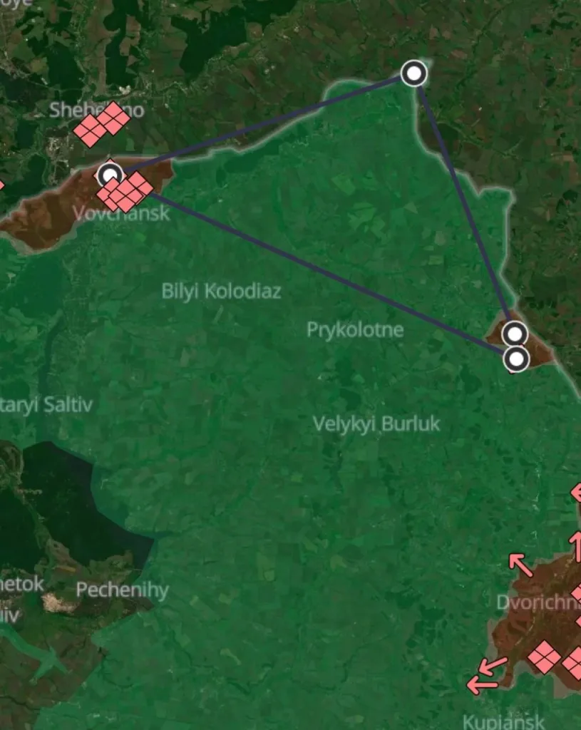 ВС РФ начали формировать «огневой балкон» от Купянска до Волчанска