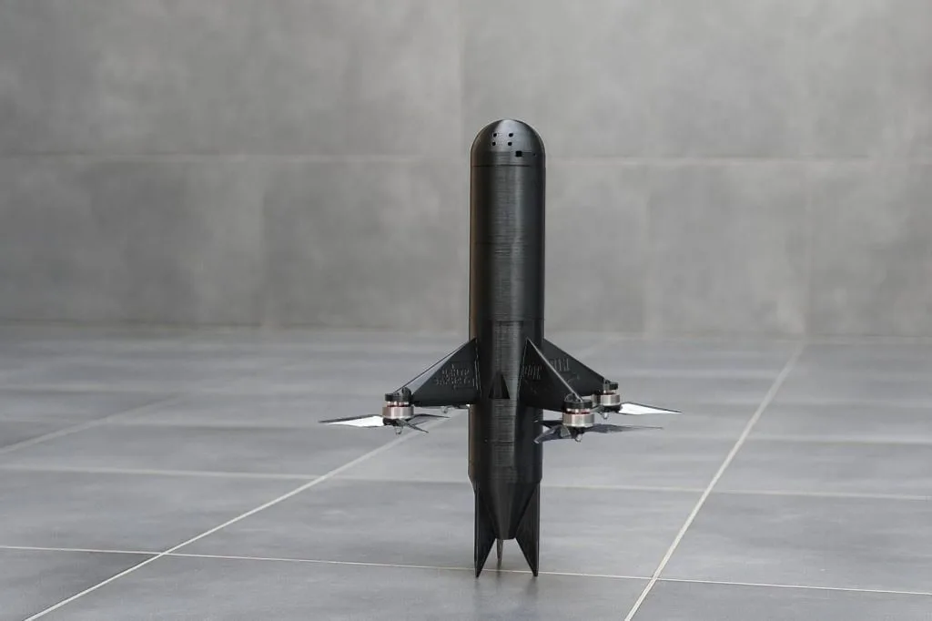 Пример вражеского дрона-перехватчика