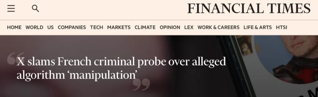 Франция против свободы слова? Власти начали уголовное дело против соцсети X