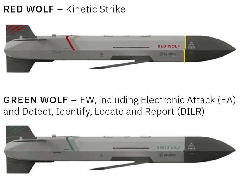Компания L3Harris Technologies представила высокоточные боеприпасы Red Wolf и Green Wolf с возможностью запуска с воздушных, морских и наземных платформ