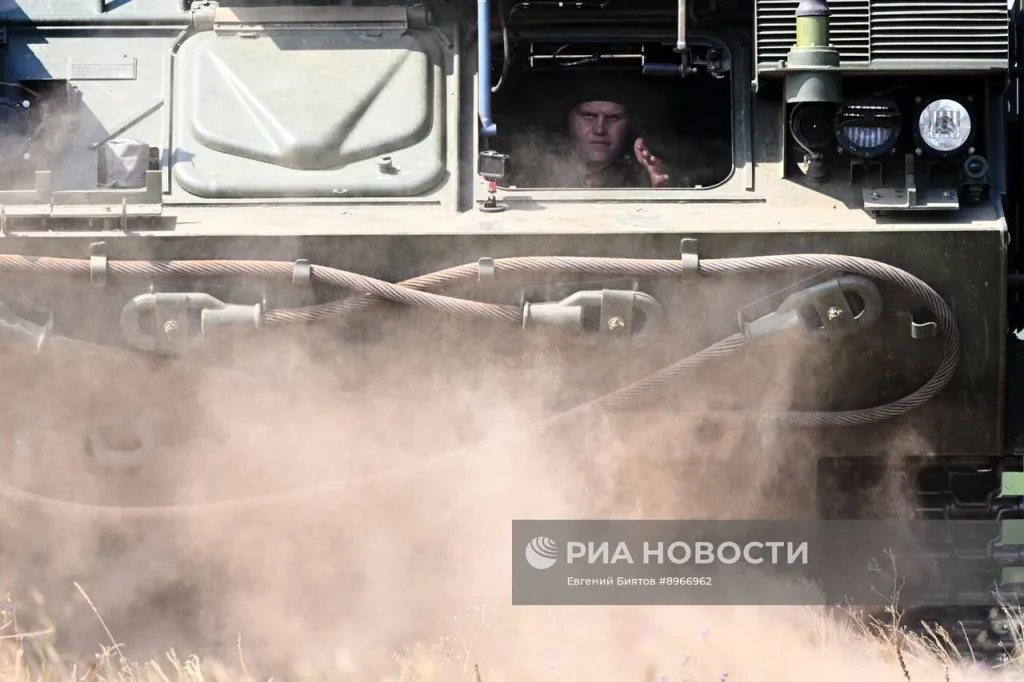 Боевая работа расчёта ЗРК 9К332 «Тор-М2» группировки войск «Центр» на Покровском (Красноармейском) направлении