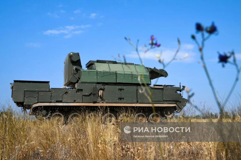 Боевая работа расчёта ЗРК 9К332 «Тор-М2» группировки войск «Центр» на Покровском (Красноармейском) направлении