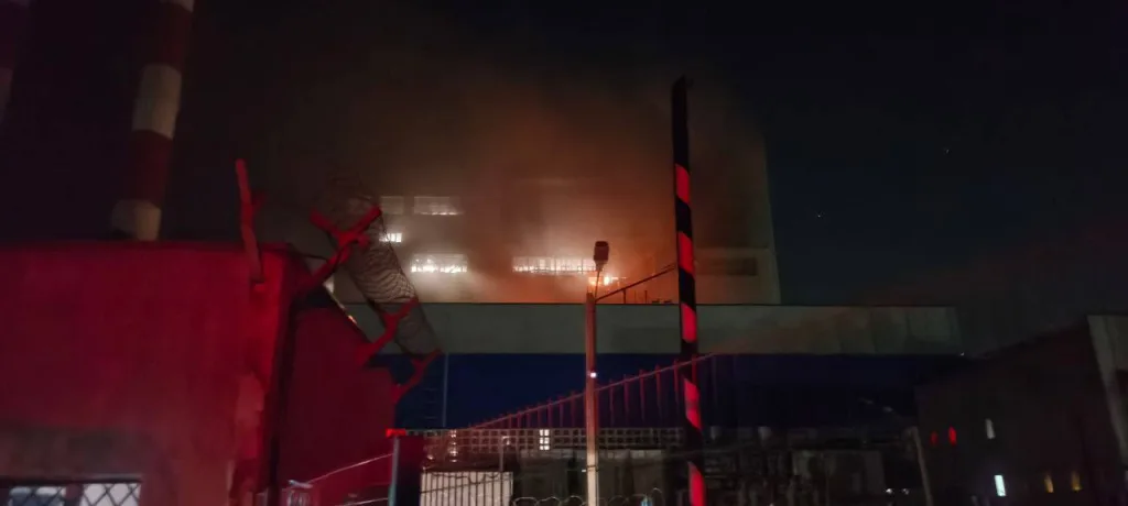 БПЛА противника атакуют Новочеркасскую ГРЭС