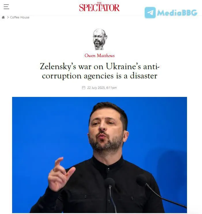 ЕС может ввести санкции против Украины из-за борьбы Зеленского с антикоррупционными органами — Spectator