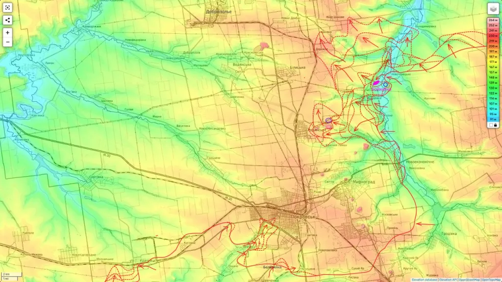 Юрий Подоляка - Покровское направление на вечер 24.07.25: восточнее Покровска - Новоэкономическое