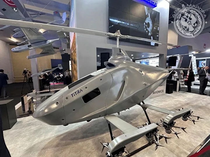 Новая модификация турецкого беспилотного вертолёта ALPiN-2 — носитель дронов