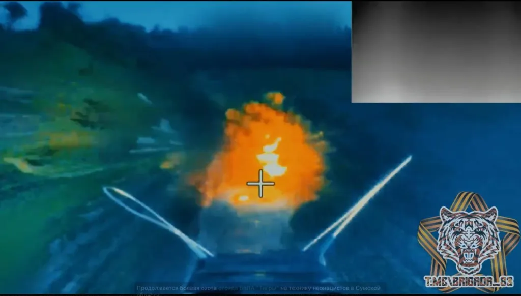 Отряд БпЛА "Тигры" 83 гв одшбр поработал на славу в Сумской области, уничтожив 2 пикапа противника, 2 усилителя сигнала и ретранслятор, квадроцикл с тележкой и личным составом