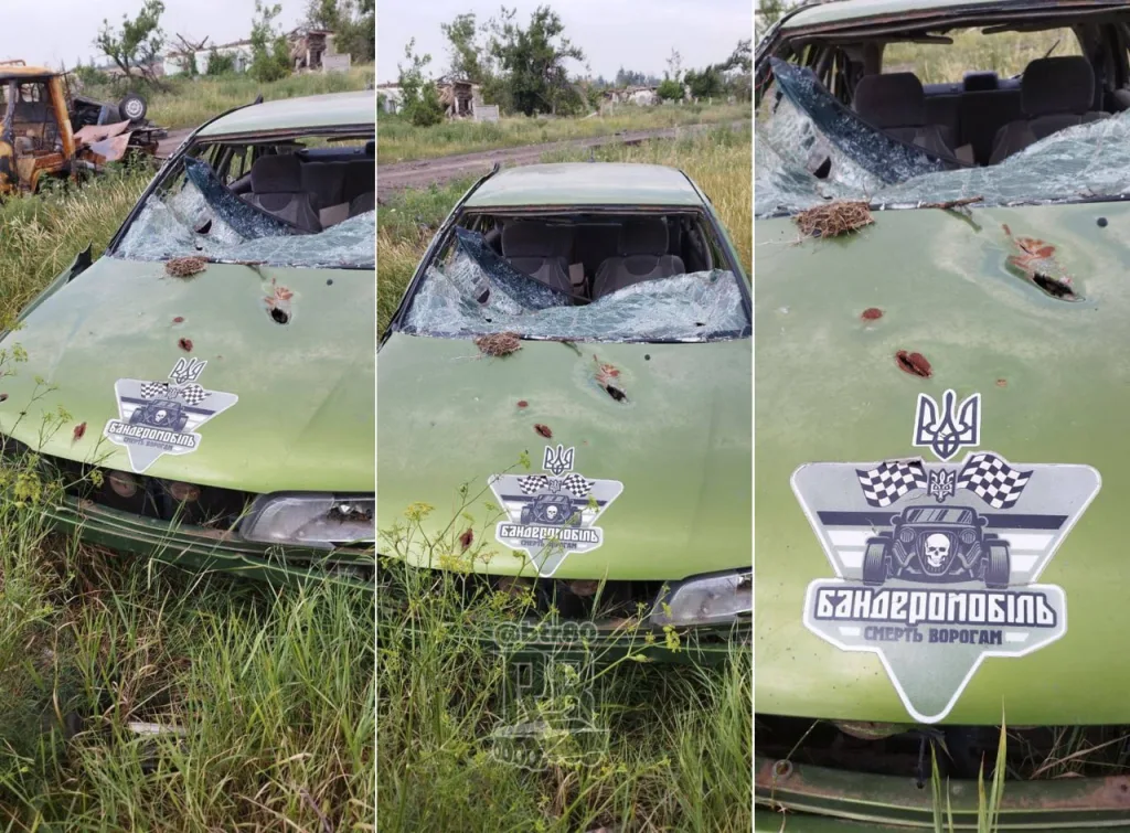 Экипаж "Бандермобиля" отправился к своему кумиру в районе Красноармейска