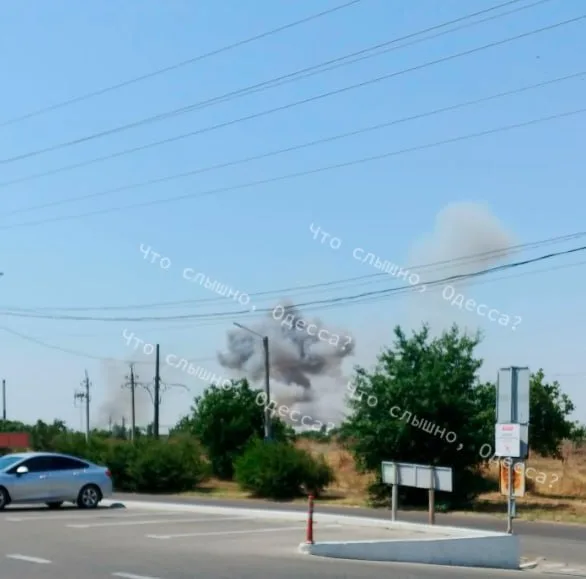 Пылает Одесса: российские «Герани» накрыли свои цели прямо в черте города