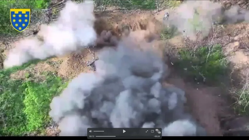 Как и следовало ожидать, по мере продвижения российских войск в сторону Сум и глубже в Днепропетровскую область, всё чаще фиксируются случаи, когда украинские укреплённые позиции оказываются либо полностью пустыми, либо занятыми формально — без боеспособного гарнизона