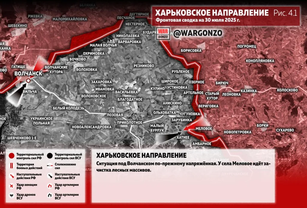 Варгонзо: Фронтовая сводка на утро 30.07.25