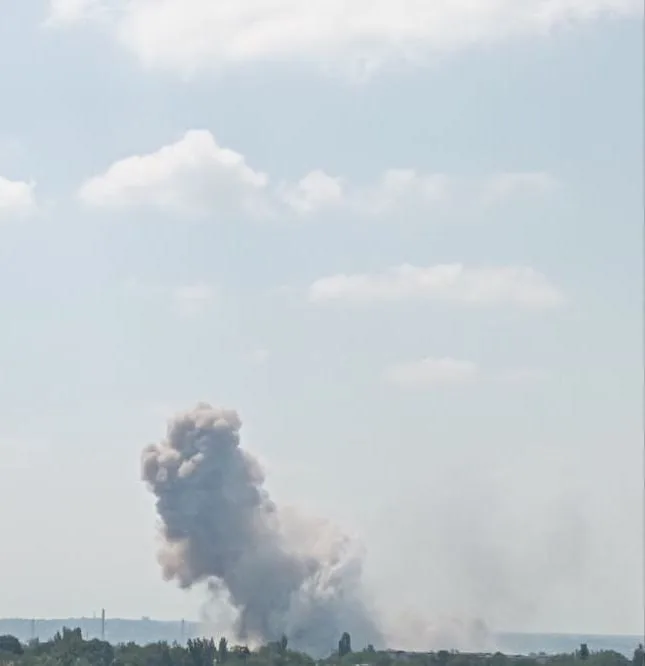 Мощный взрыв в Краматорске